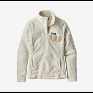 Patagonia White Fleece Pullover